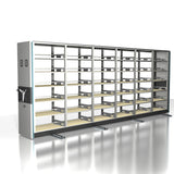 6-layer steel mobile filing cabinet archiving system compact storage intensive shelf filing cabinet customizable