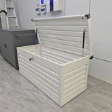 Lockable large capacity high-quality outdoor waterproof garden metal shed container terrace storage box outdoor storage toolbox can be customized