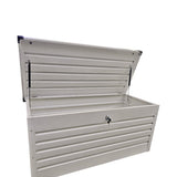 Lockable large capacity high-quality outdoor waterproof garden metal shed container terrace storage box outdoor storage toolbox can be customized